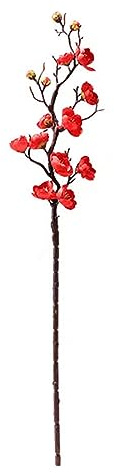 YIZITU Fleur de prunier artificielle à longue tige branche de fleurs pour maison, hôtel, bureau, fête de mariage, décoration de jardin, accessoires de table