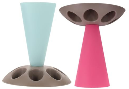 COLLBATH 2 Pièces Support de Poche à Douille Support de Remplissage pour Kit de Décoration de Gâteaux Emplacements pour Douilles Outils