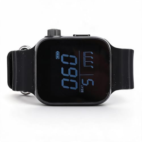 Vibrierende Metronom-Uhr, elektronischer tragbarer Metronom mit einstellbarem Tempo 40-240 BPM und Sportmodus, digitaler Metronom für Anfänger, Musiker und Sportler