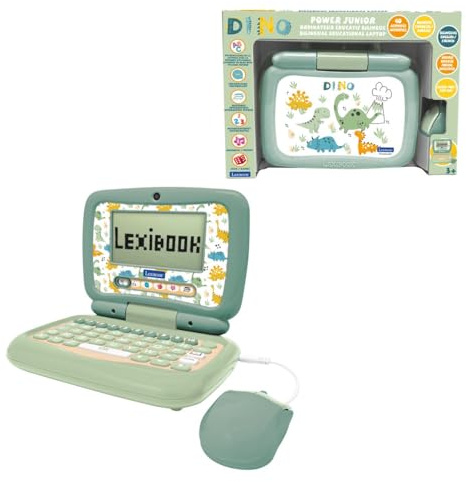 Lexibook, Dinosaur Ordinateur Éducatif Enfant, JC398DINOi1LXB