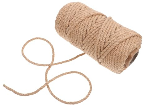 EPIGEIST Corda di Iuta Naturale Resistente per Graffi Cat Tree Lavorazione, Spessa e Resistente all’Usura Quotidiana, per Mobili da Esterno e Riparazioni