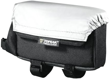 Topeak Tribag all Weather-Borsa per Telaio, Unisex-Adulto, Nero, 14 x 4 x 10.2 cm, 0.6 Liter