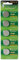 Techly 307063 Batterie a Bottone Litio CR2032 (Set 5 pz)