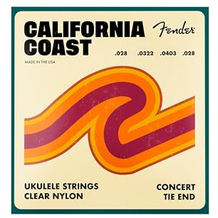 Fender California Coast Concert Ukulele String Set