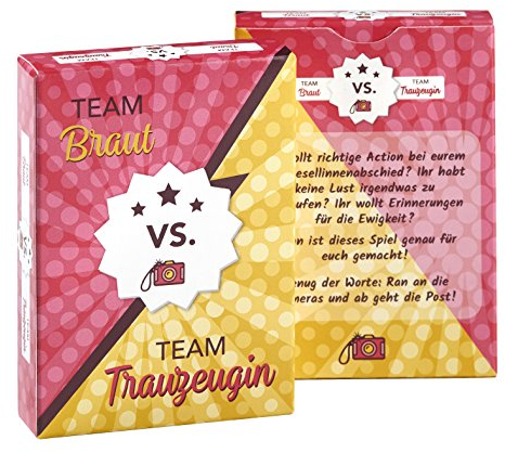 Team Braut vs. Team Trauzeugin - Witziges Fotobattle Spiel für den Junggesellinnenabschied – Außergewöhnlich kreative Fotoaufgaben für die Braut und ihre Freundinnen - Junggesellenabschied Frau