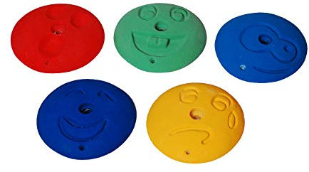 OTITU Just Fun Klettersteine Gesichter (Set = 5 Stück)