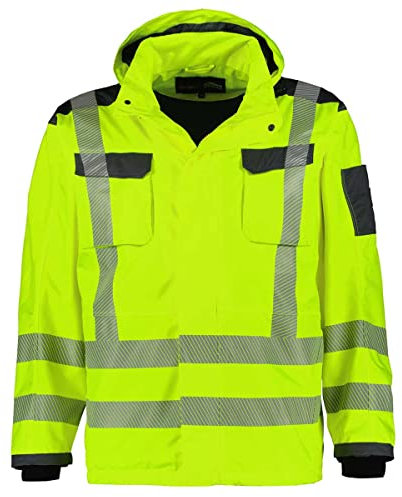 marc&mark XXL Funktions-Warnschutz-/Arbeitsjacke gelb, Größe:7XL