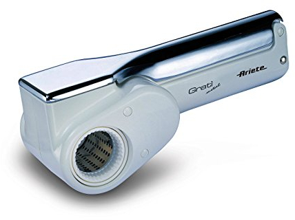 Ariete 0044 Grati Metal Cordless Rechargeable Electric Grater White