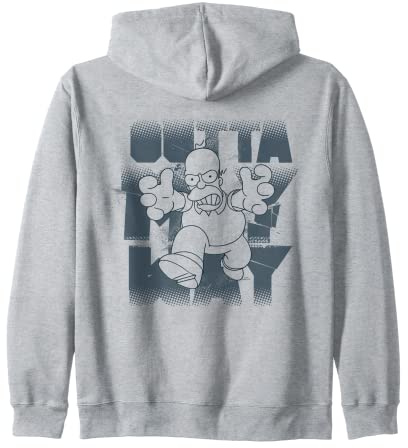 Homero de Los Simpson My Way El icónico papá de Springfield Sudadera con Capucha