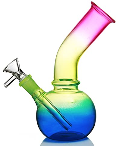 Glas Bong Rohr Wasser Bongs für Rauchen Bong Schüssel 14.5mm Höhe 20cm 200g Recycling Tornado Filter Glas Wasser Bong Wasserpfeifen Öl Rig Bong