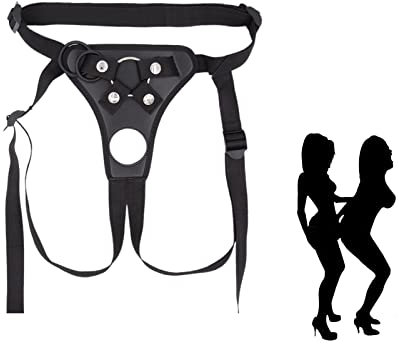 PIIKNUO Strap-On Regolabili, Prodotti Fetish Femminili, Masturbatore Regolabile, Due Fori per Tutti i dildo Fino a 45 mm di Diametro