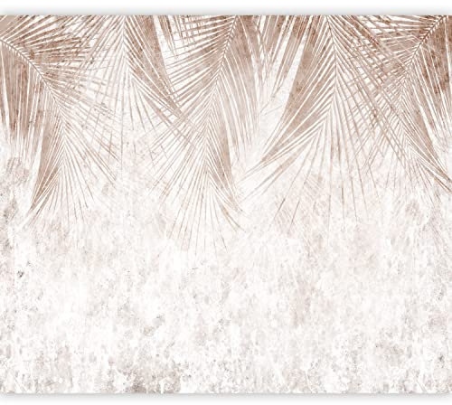 murando Carta da parati Foglie di Palma 400x280 cm Fotomurali in TNT Murale alla moda Decorazione da Muro XXL Poster Gigante Design Carta per pareti Natura Aspetto concreto Botanico b-A-10322-a-b