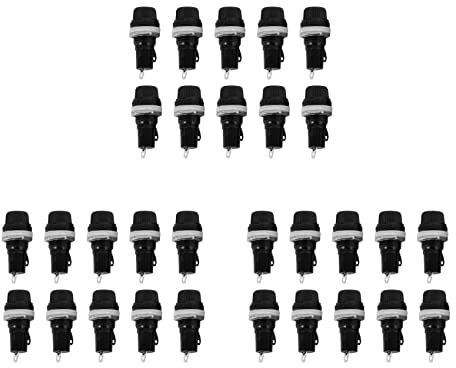 Kliplinc 30 Pcs Electrical Panel Mounted 5 x 20mm Fuse Holder