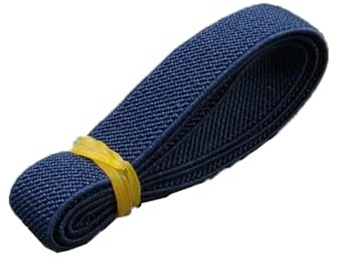 Banda elástica de 5 metros y 15mm de ancho, ropa interior colorida, correas elásticas para ropa, banda de goma, accesorios de costura Diy, Azul marino, 15mm