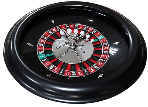 Amhuui 18-Zoll-Roulette-Rad-Set, Holz-Roulette-Spielset, Freizeit-Tischspiele, Perfekt Für Einen Spieleabend Zu Hause Oder Eine Clubparty Oder Den Professionellen Einsatz