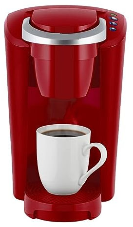 K-Compact Single-Serve Pod Coffee Maker Instant Coffee Intelligent Startup Removable Tray Coffee Machine (Blue Us), SRDUJINWAN, Rojo, Us