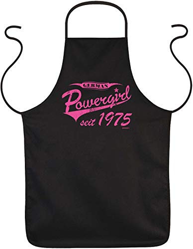 Frau, Frauen Schürze 50.Geburtstag, 50 Jahre Kochschürze, Jahrgang 1975 : German Girl seit 1975 - Sprüche Grillschürze 50.Geburtstag