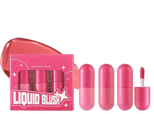 Liquid Blush, Long-Lasting Blusher, Lightweight Rouge Stick, Natural Glow Formula, Buildable and Blendable, 6 Shades Available, Perfect for Daily Makeup and Special Occasions