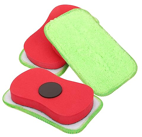 Uonlytech 2pièces Effaceur Magnétique Tableau Brosse Noire Sans Poussière Lavable Et Détachable Pour Tableau Blanc Et Craie Gomme Effacer Pour Bureau École