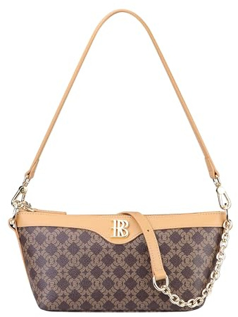 Royal Bagger Sac À Bandoulière En Chaîne Matelassée Classique Pour Femme, Sac À Main En Cuir De Vache Souple Véritable, Sac À Main À La Mode 3263 (Café)