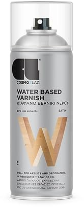 Spray Barniz Al Agua Satinado N611 Cosmos Lac 400 Ml