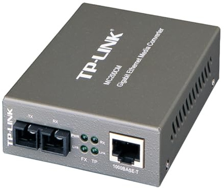 TP-LINK MC200CM V5 - Convertitore multimediale - 1GbE - 1000Base-SX, 1000Base-T