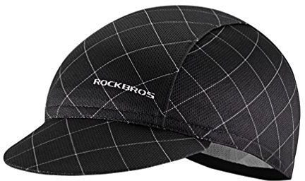 ROCKBROS Fahrrad Kappe Unterhelmmütze Fahrradmütze UV-Schutz für Damen Herren Sport Hut Atmungsaktiv Anti-Schweiß 54-61 cm