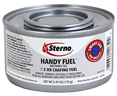 Sterno 6PK Products 20102 2 Hour Handy Methanol Gel Chafing Fuel 6.7oz 6/Pack