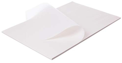 500 Blatt Backtrennpapier Backpapier Trennpapier weiß im Spenderkarton - verschiedene Zuschnitte/Größen zur Auswahl (57x98cm)