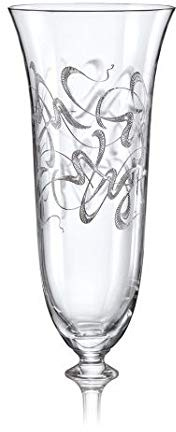 Bohemia Sektgläser Kristall Modell Royal 190 ml 6er Set einheitliche Ornamente