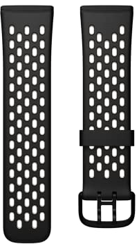Sportarmband Fitbit Versa 3 / Sense, Schwarz/Mondweiß