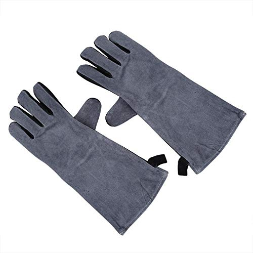 Work Gloves Wear-Resistant Garden Tools Gardening Gloves Water-Proof Leather Garden Gloves Long Thick Heavy Heat Resistant Cooking Gloves Work Gloves