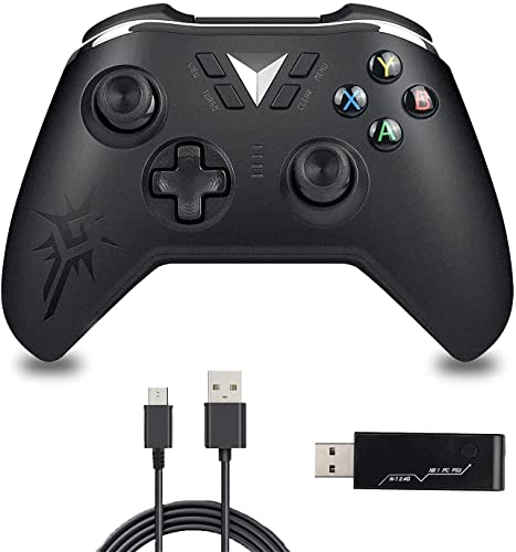 GZW-Shop Mando inalámbrico para PS3 PC Controller, Joystick PS3 Controlador Compatible con Windows 7/8/10 (Black)