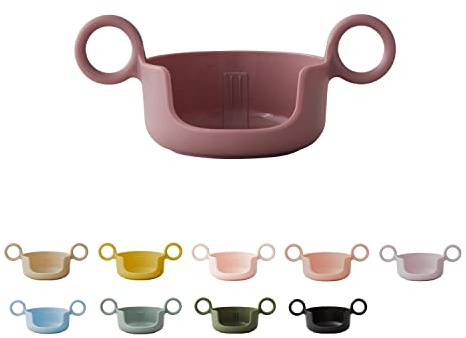 Design Letters Griff für Baby und Kinder Persönliche Eco Becher (Asche Rose) - BPA-frei und BPS-frei. Erleichtert dem Kind das Trinken der Tasse. Spülmaschinenfest, leicht, 17 g.