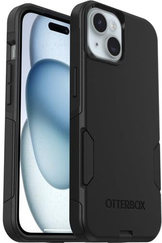 OtterBox Commuter Case for iPhone 17e, 16e, 15, 14, 13, Shockproof, Drop proof, Rugged Protective Case, 3x Tested to Military Standard, Black, No Retail Packaging