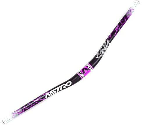 YLME Fahrradlenker, Schwalben Förmiger MTB-Fahrradlenker, 31,8 * 680 Mm/720/780 Mm Ultraleichter Fahrradgriff, Für BMX Mountain Road Cycling (Purple, 720MM)
