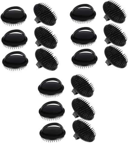 SOLUSTRE 18stücke Teiliges Haar Und Kopfhautmassagebürste Shampoo Bürste Für Sanfte Reinigung Und Massage Für Anwendung Bei Trockener Kopfhaut Entfernung Von Schuppen Ergonomisches