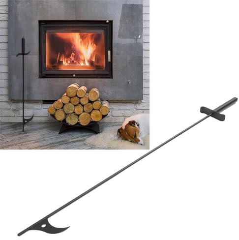 Topyond 40-Zoll-Feuerschürhaken Für Feuerstelle Im Freien, Feuerschürhaken, Kaminschürhaken, Rostfrei, Massiver Stahl, Feuerschürhaken Für Kamin, Camping, Holzofen, Drinnen Und Draußen