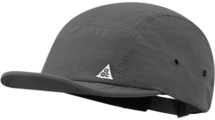 Clape Quick Dry Short Brim 5 Panel Baseball Cap Lightweight Packable Running Hat for Dad Sport Outdoor Unisex Grey DDY1