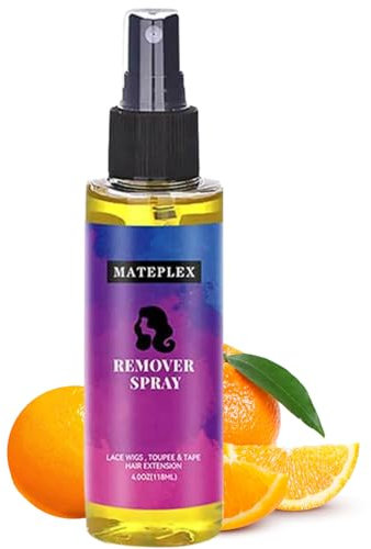 Tape Remover Hair Extensions - Tape Extensions Remover - Lace Glue Remover for Hair Replacement Lace Front Wig, Poly Hairpieces, Toupee, Cosmetic Hair Systems Bonding - 118ml