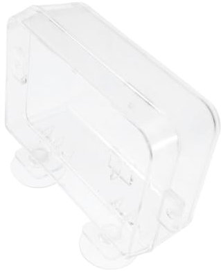 Yardwe Reptilien Futterschale Und Wasserschale Mit Saugnapf Transparente rutschfeste Futterschale Für Eidechsen Bartagamen Und Kleine Haustiere Zur Vermeidung Von Flucht Und