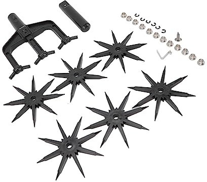 Garden Soil Scarifier Wear Resistant 2 in 1 Ventilated Scarifier Tiller Garden Aerator Tool