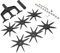 Garden Soil Scarifier Wear Resistant 2 in 1 Ventilated Scarifier Tiller Garden Aerator Tool