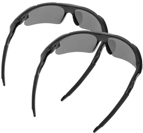 BELLIFFY 2pcs Outdoor Sports Sunglasses for Men and Women Windproof Eye for Cycling Running and Fishing Stylish Design Material for Mountain Biking and Outdoor Activities