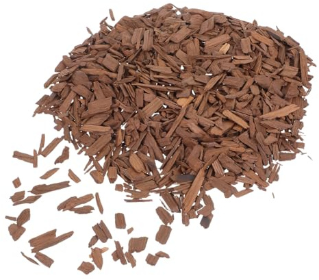 Ciieeo Geröstete Eichenchips Für Weinherstellung Aus Französischer Eiche Zur Verbesserung Von Weinaroma Und Geschmack Für Hausbrauen Und BBQ Räucherchips