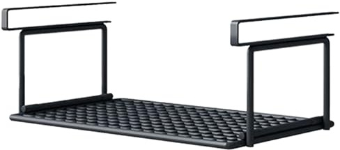 Generisch Unterregal Hängekorb Aus Metall 32/39/52cm, Organizer In Küchenschränken, Schuhschränken Und Kleiderschränken (Schwarz/Weiß)