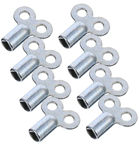 Tofficu 32 pcs Radiator Valve Bleed Keys Durable Square Socket Radiator Vent Valve Key for Home Heating System with Pre Drilled Easy Carry Storage