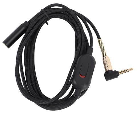 Fockety Kopfhörer Verlängerungskabel, 3,5 mm AUX Klinkenkabel mit Lautstärkeregler, Verlängerungskabel (Stecker auf Buchse) für Smartphone, Tablets, Mediaplayer, Headsets