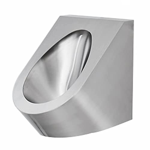 Urinario de pared de acero inoxidable 304 para uso doméstico, urinario de inducción de pared, sanitarios públicos comerciales pequeños con drenaje vertical, para uso residencial.
