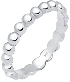 Elli Damen-Stapelring Roségold 925 Silber Silver